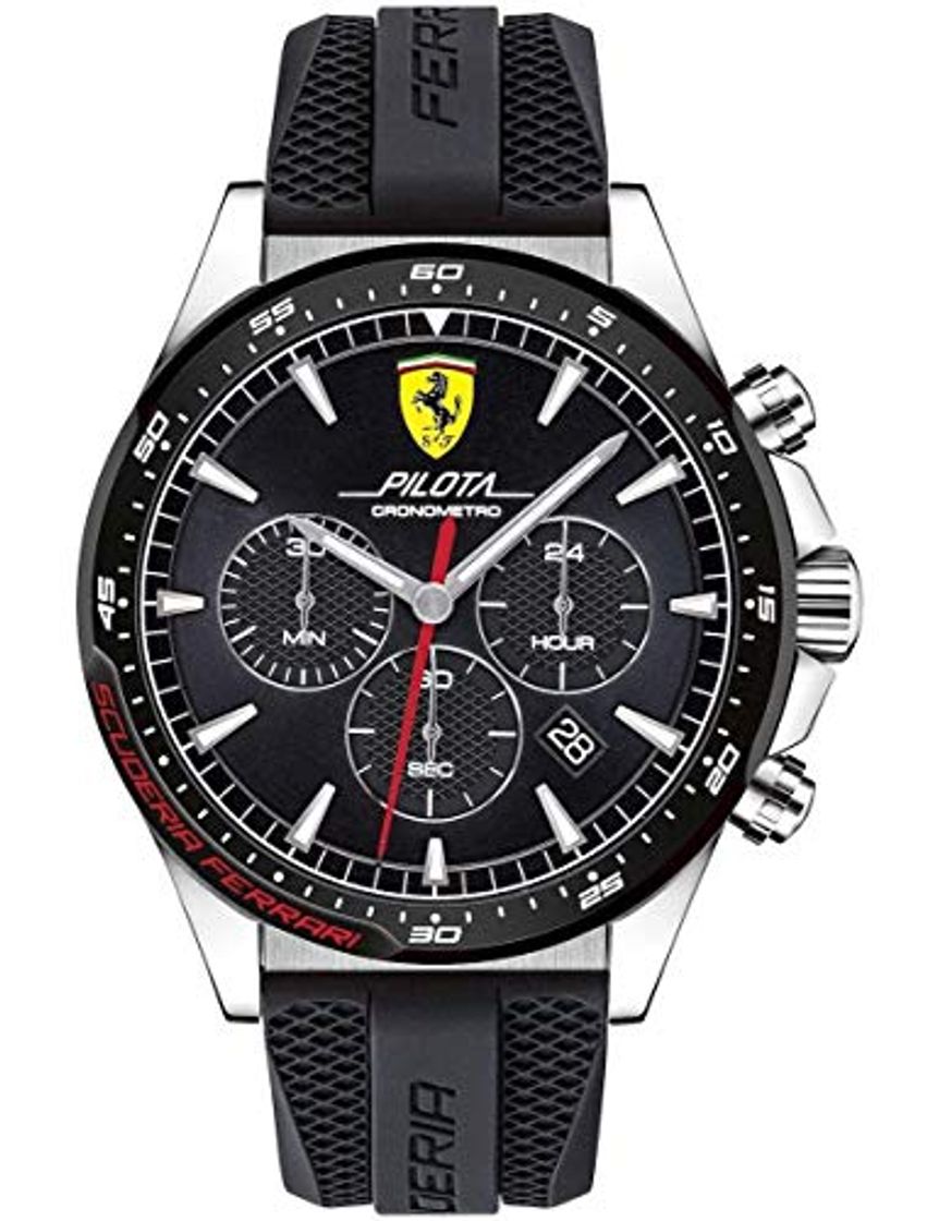 Products Scuderia Ferrari Reloj Cronógrafo para Hombre de Cuarzo con Correa en Silicona