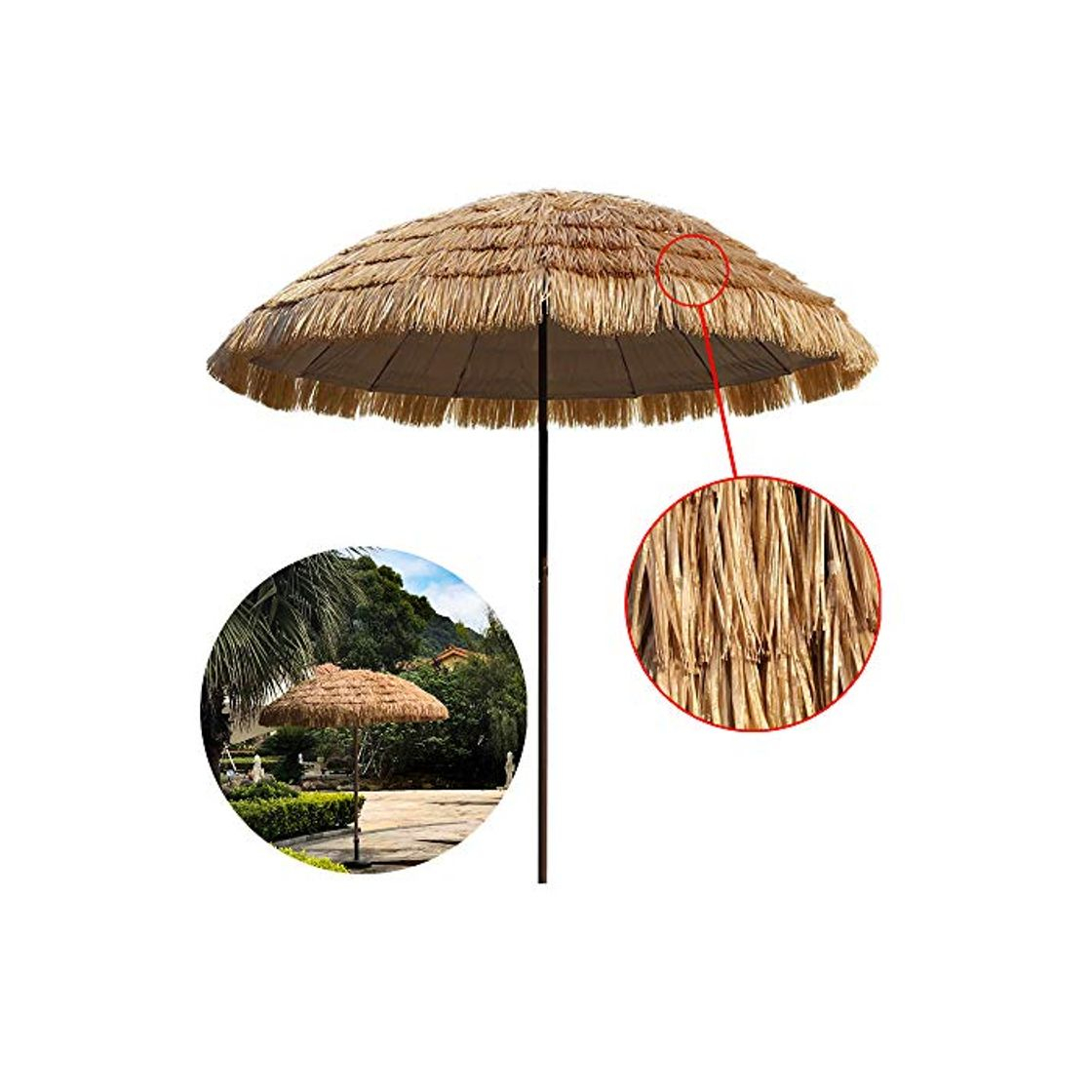 Product 8,2 Ft Thatch Patio Tiki Umbrella