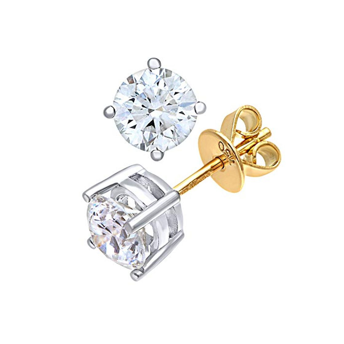 Producto Naava Pendientes para Mujer de Oro Amarillo 18K con Diamante