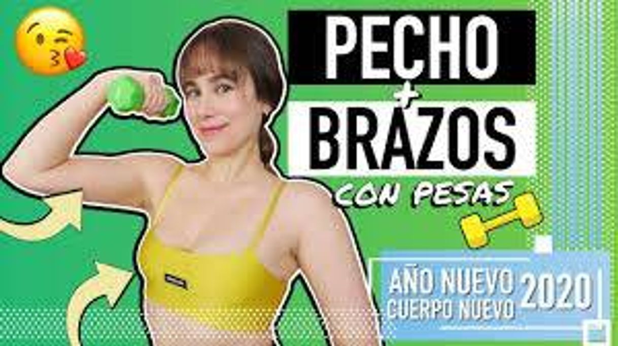 Fashion Rutina para tonificar pecho y brazos Sin pesas| reto AÑO NUE