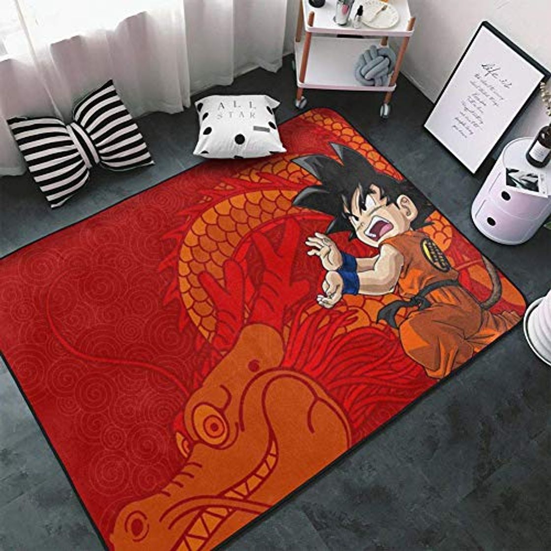 Dragon Ball Z Super Saiyan Alfombra De Antideslizante Doormat Rugs Diseño con
