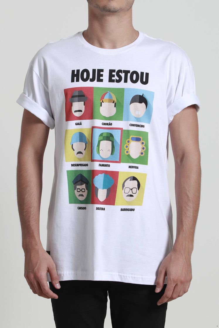 Fashion Camiseta Hoje Estou - Chico Rei