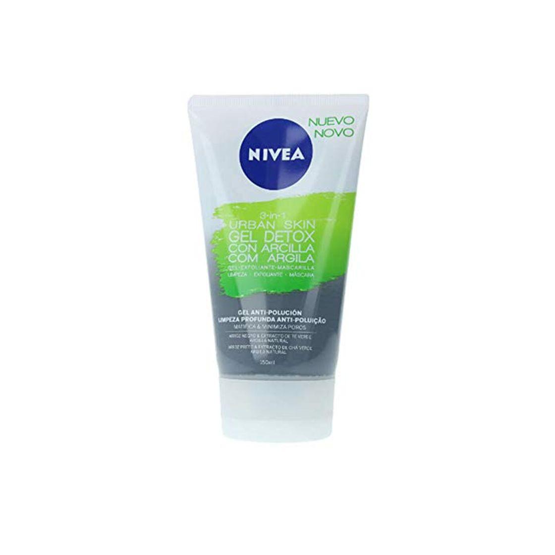 Beauty Nivea Urban Skin Detox 3En1 Limpieza Profunda 150 ml