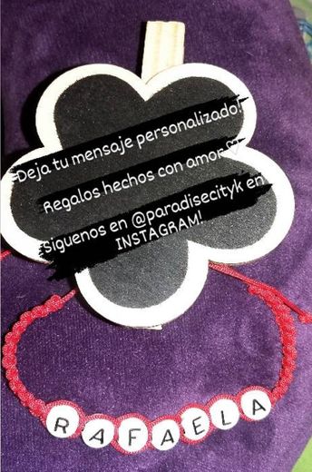 Pulseras personalizadas con pizarras