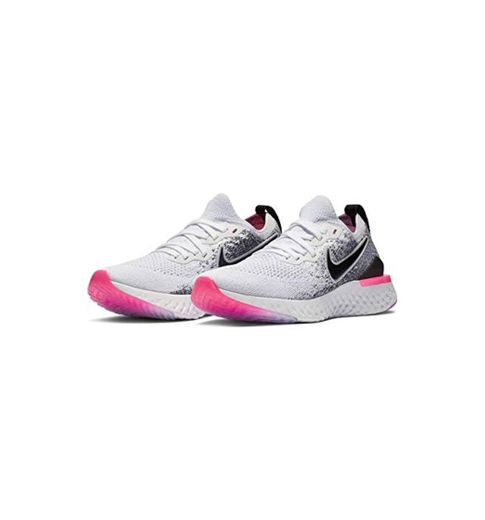 Nike W Epic React Flyknit 2, Zapatillas de Atletismo para Mujer, Multicolor