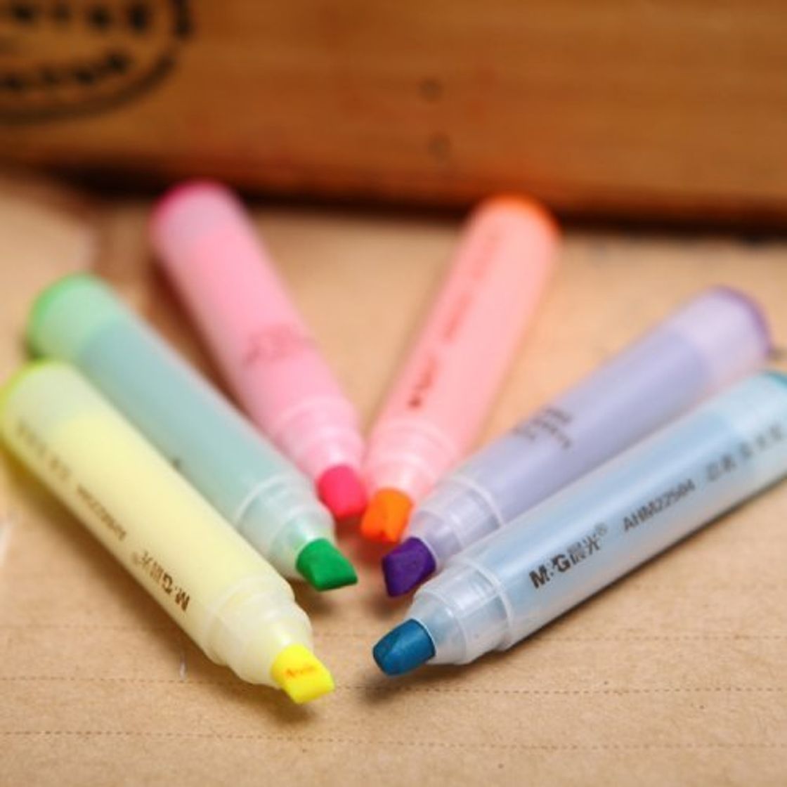 Producto Row_120cc Cute Ninja Fluorescent Mini Highlighter Pen Marker 6 Color