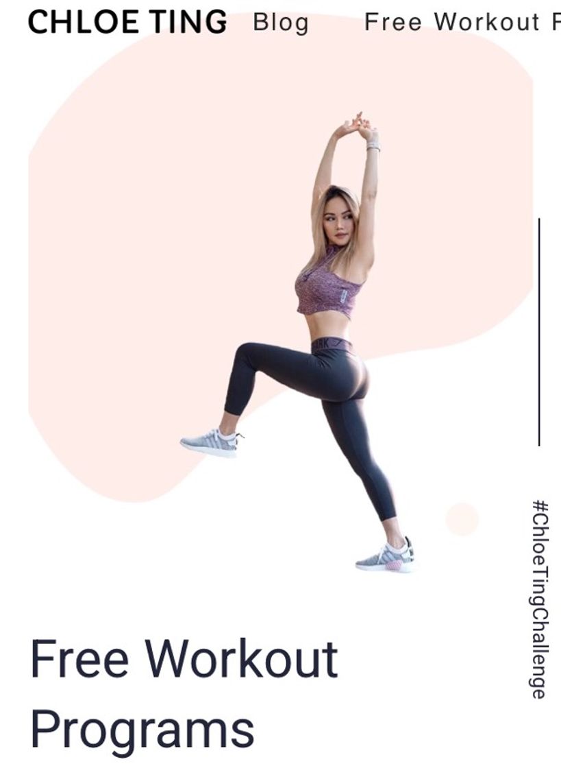 Moda Chloe Ting - Free Workout Programs