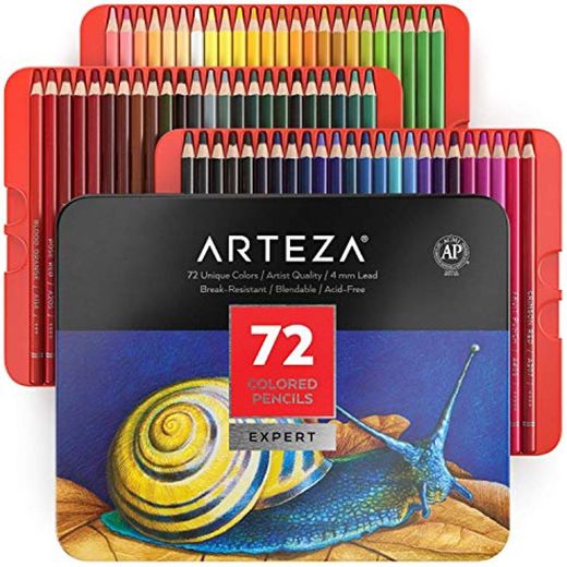 ARTEZA Estuche de lápices de colores para dibujo profesional