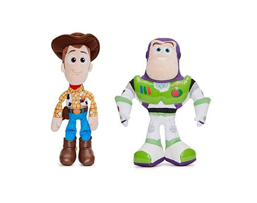 Toy Story - Pack 2 Peluches 11'80"/30cm Sheriff Woody, el Vaquero