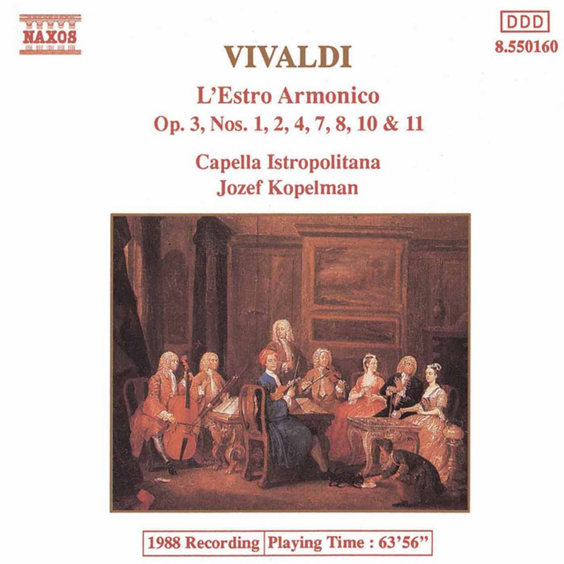 Canción Concerto For 4 Violins In B Minor, Op. 3, No. 10, RV 580 : I. Allegro