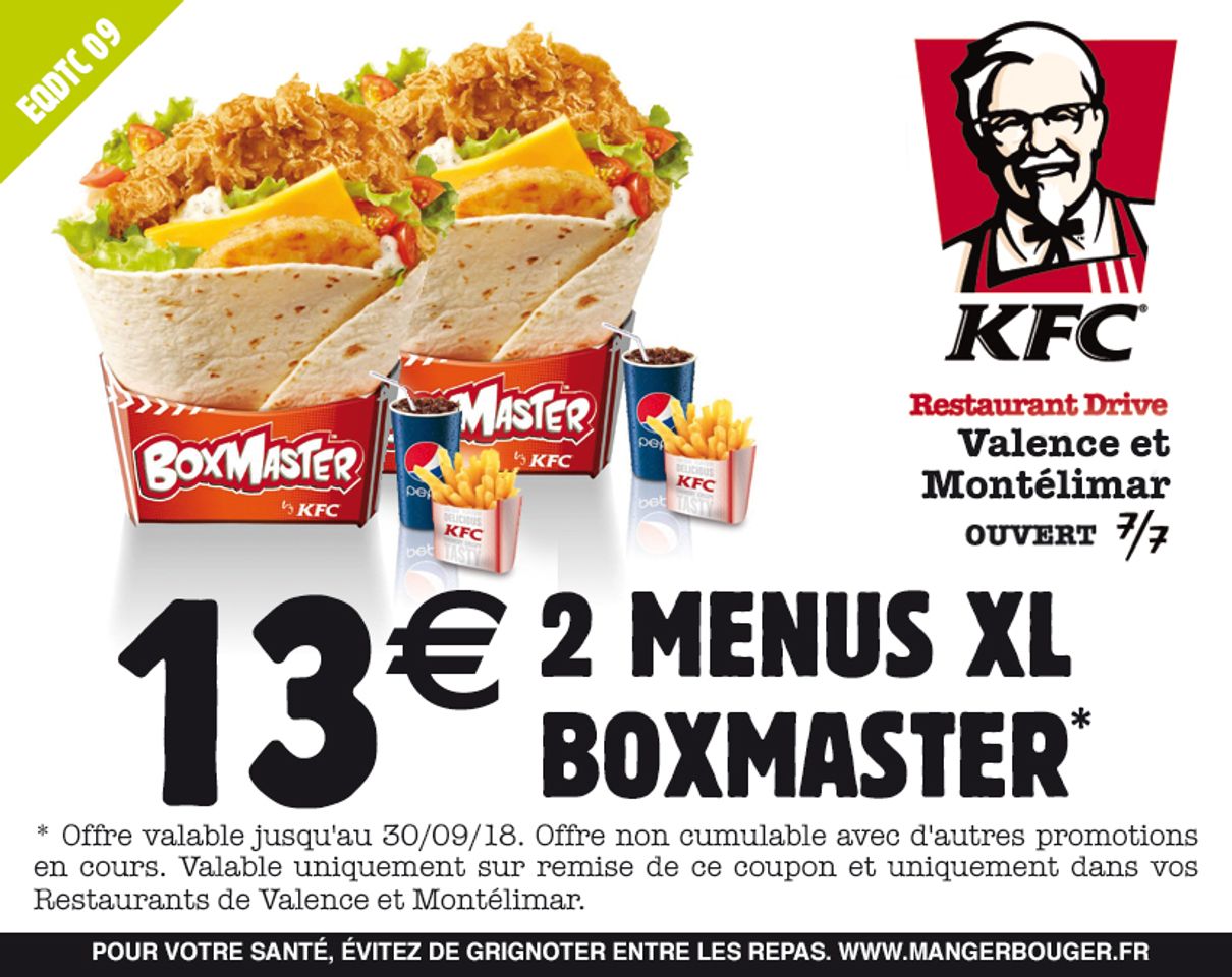 Restaurantes KFC Valence