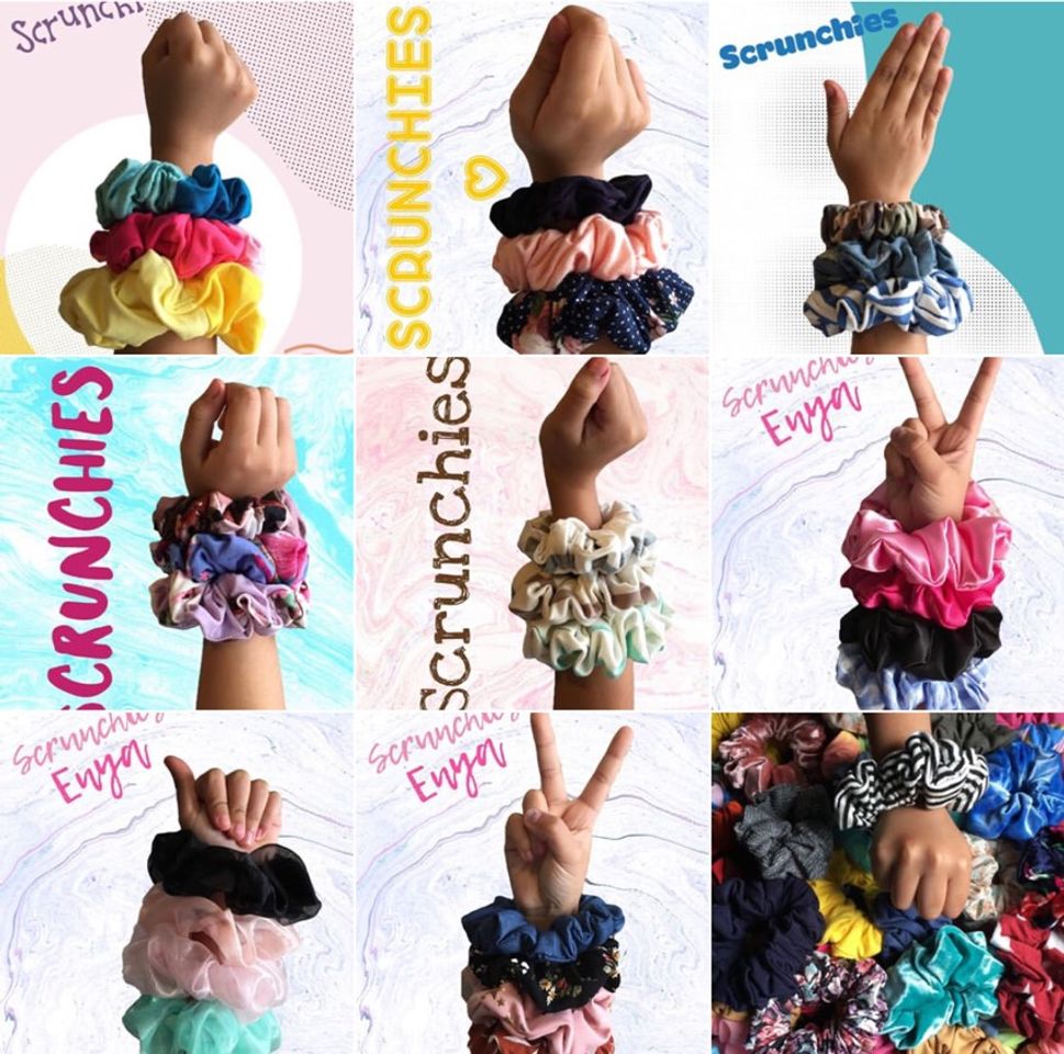 Moda Enya Scrunchies  