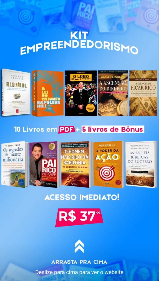 Fashion Kit de livros em PDF pra você que adora ler no smartphone 