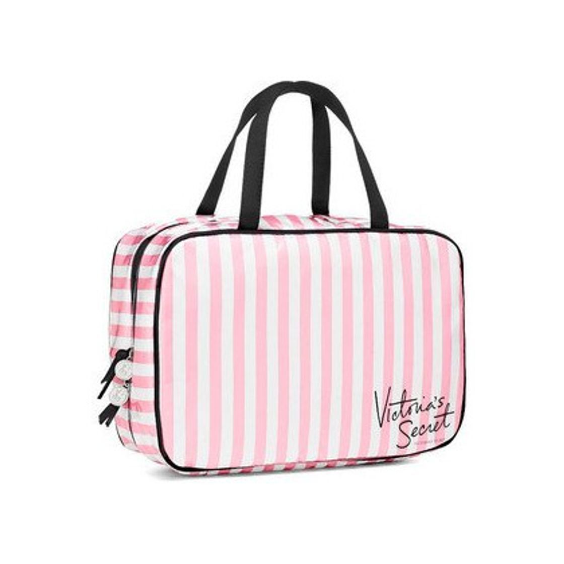 Electronic Victoria Secret Limited Edition Huge Cosmetic Stripe Travel Case