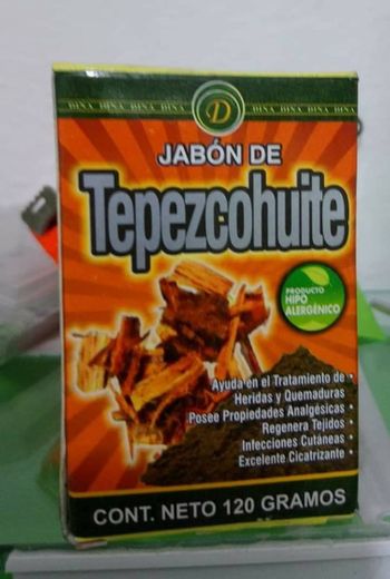 Jabón de Tepezcohuite