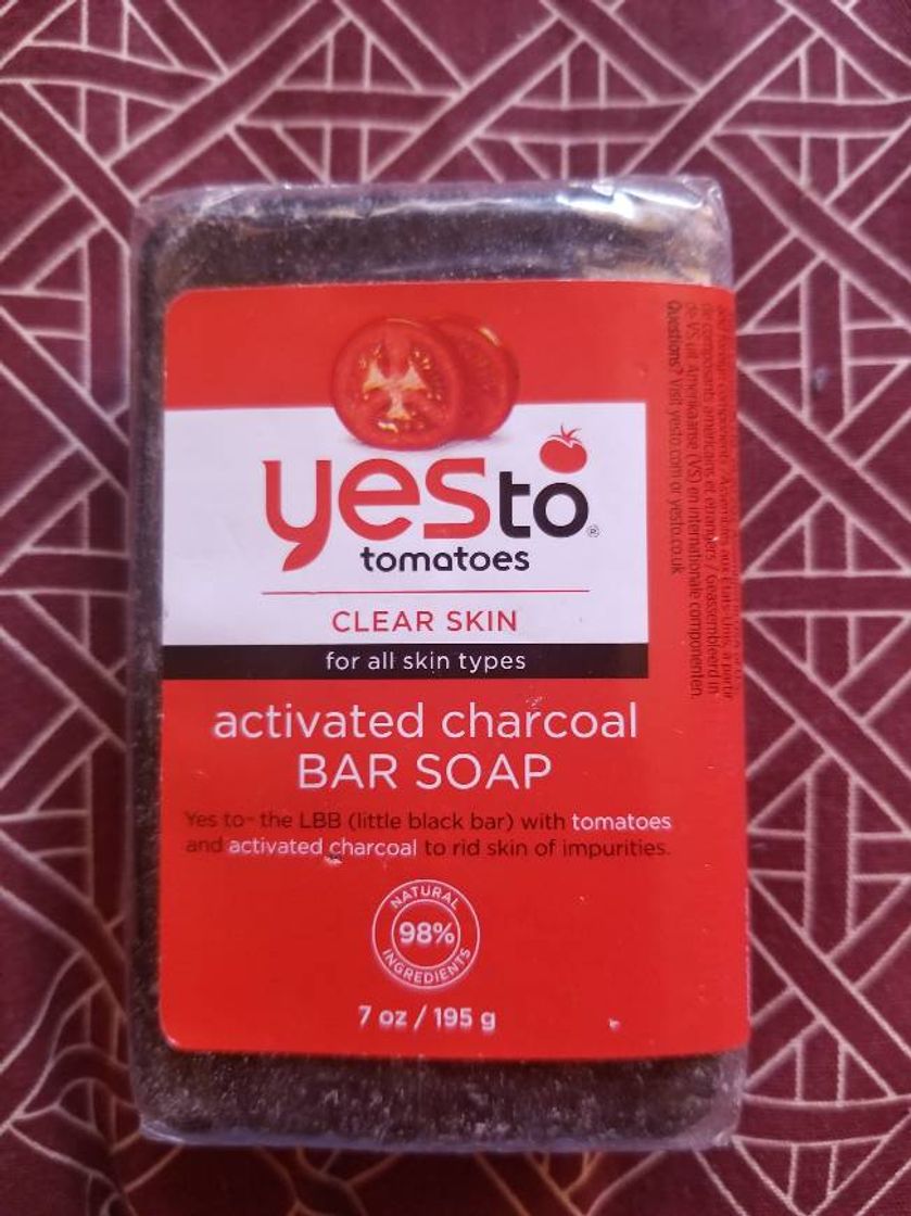 Product Yes To Tomatoes Bar Soap Activated Charcoal with