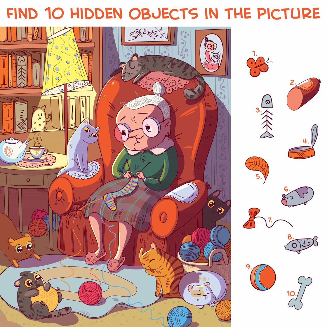 Moda Find hidden Objects in Picture