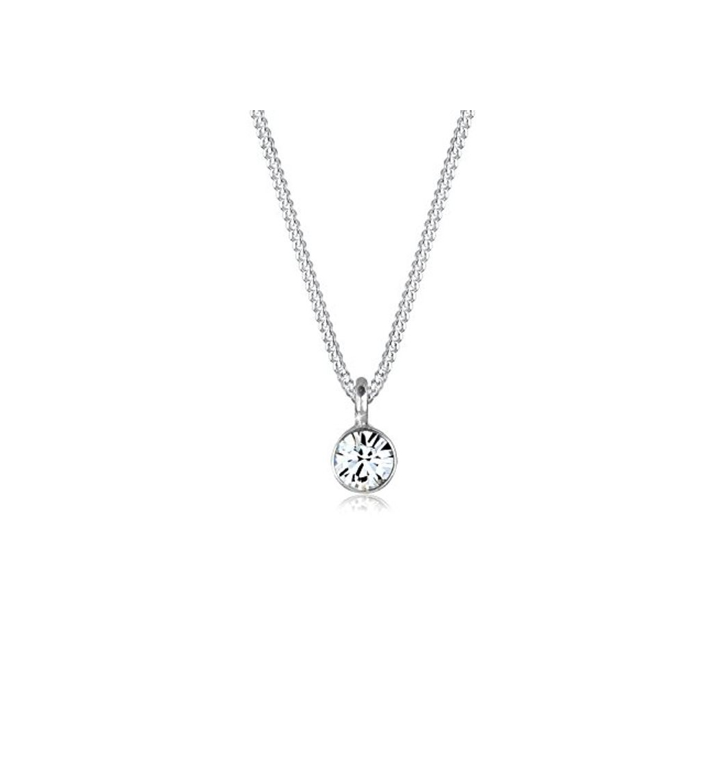 Producto Elli Collares para damas Solitario básico con cristalería Swarovski® en plata esterlina de ley 925