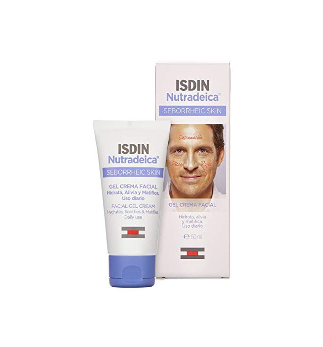 Beauty ISDIN Nutradeica, Gel Crema Facial para Pieles Seborreicas