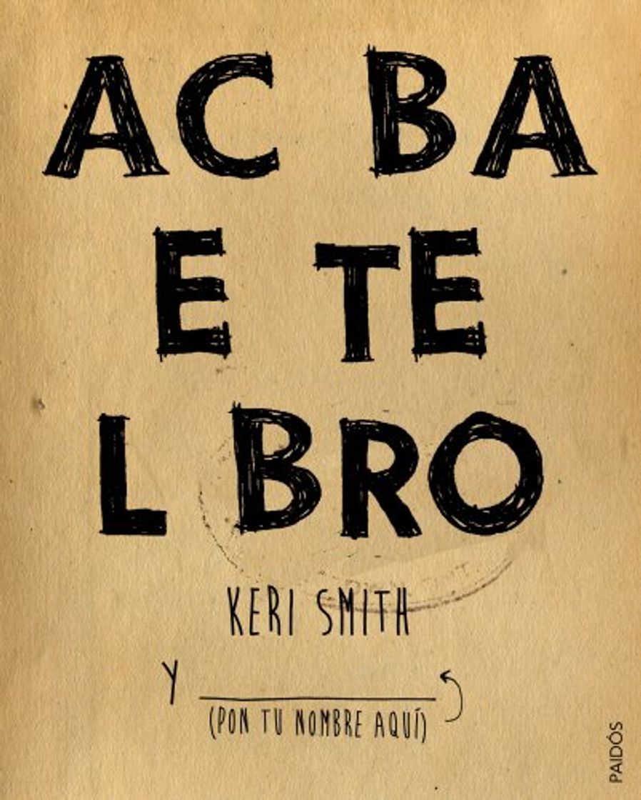 Libro Acaba este libro