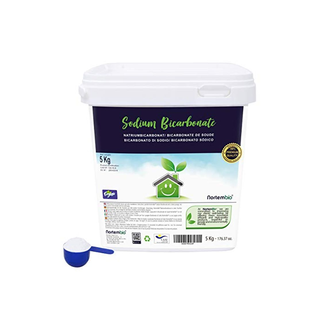 Producto NortemBio Bicarbonato de Sodio 5 Kg