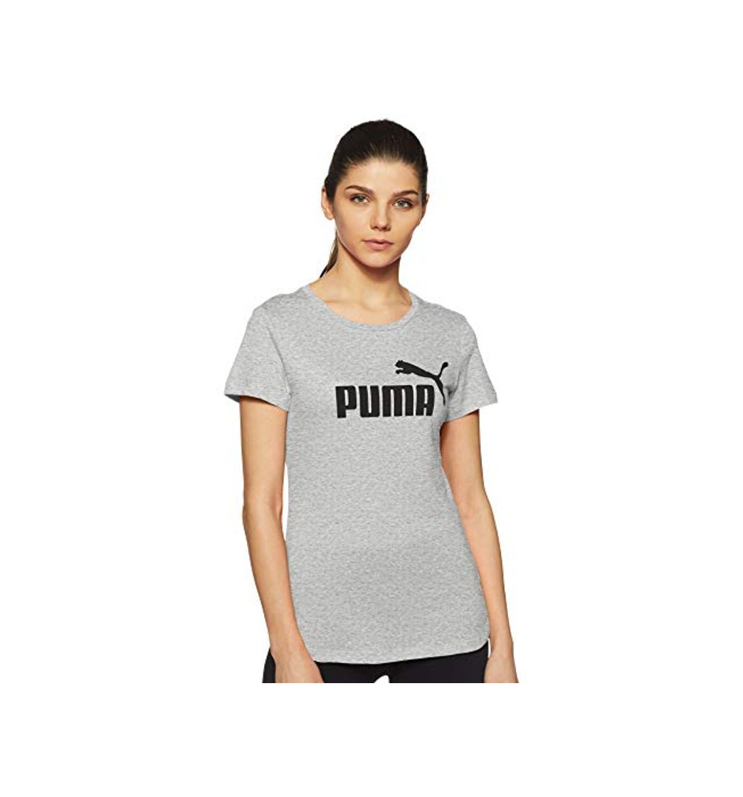 Moda PUMA ESS Logo tee Camiseta, Mujer, Gris