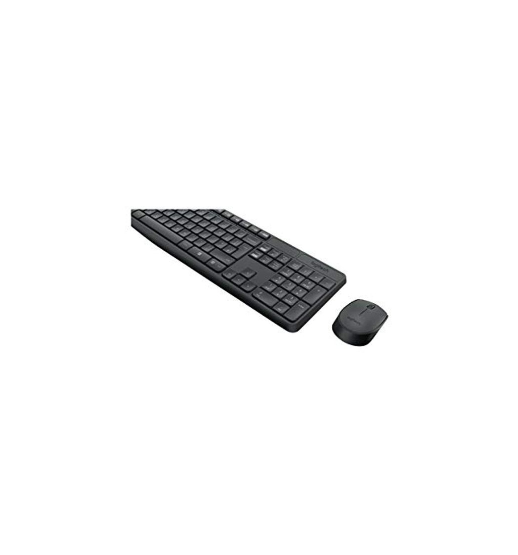Social Logitech MK235 Combo Teclado y Ratón para Windows, 2,4 GHz con Receptor
