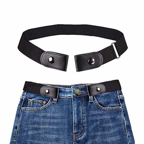 Social Cómodo cinturón elástico Invisible Cinturón Elástico Sin Hebilla para Hombre para Mujer