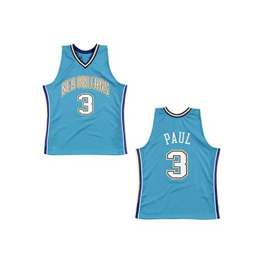 3# Paul Hornets Retro Basketball Set Jersey Shorts para Hombres, Fans Edition