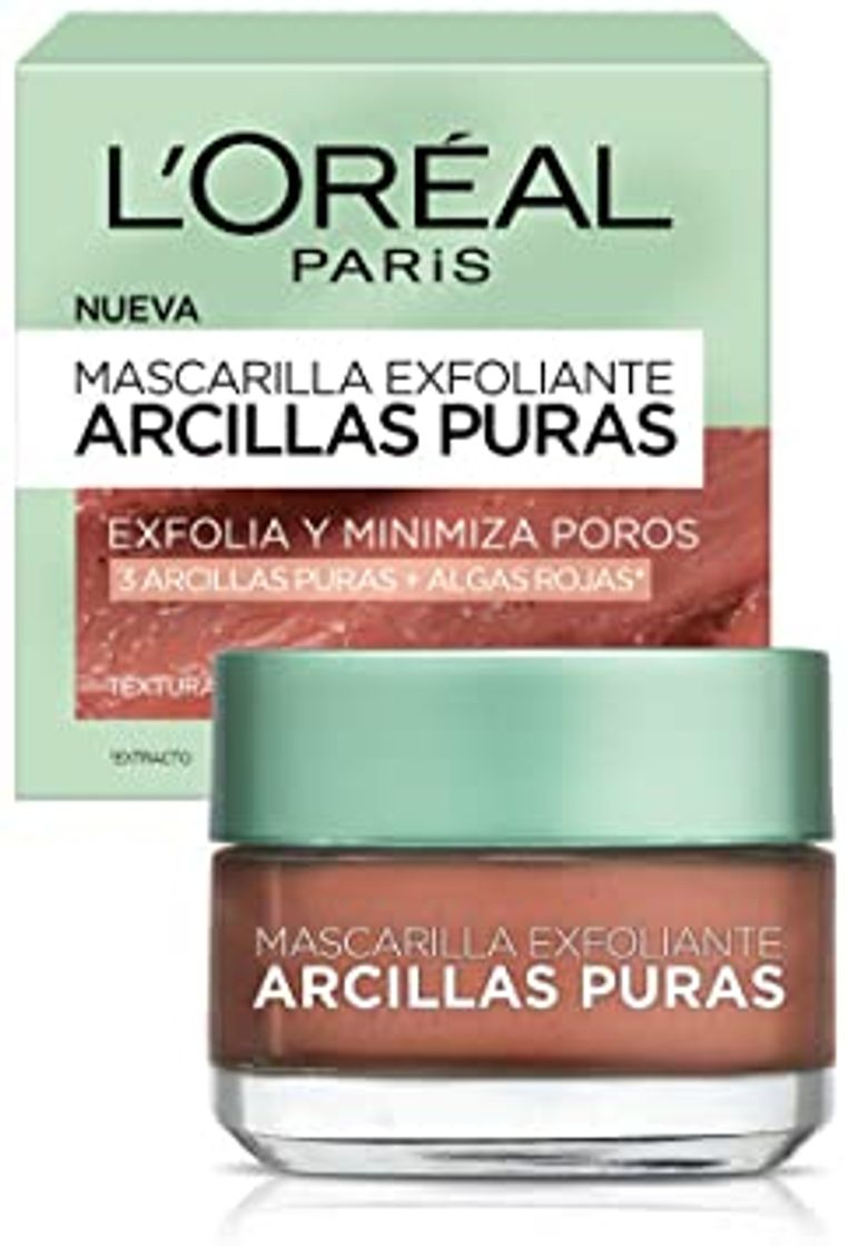 Beauty L'Oréal Paris Mascarilla Facial Exfoliante Arcillas Puras Roja