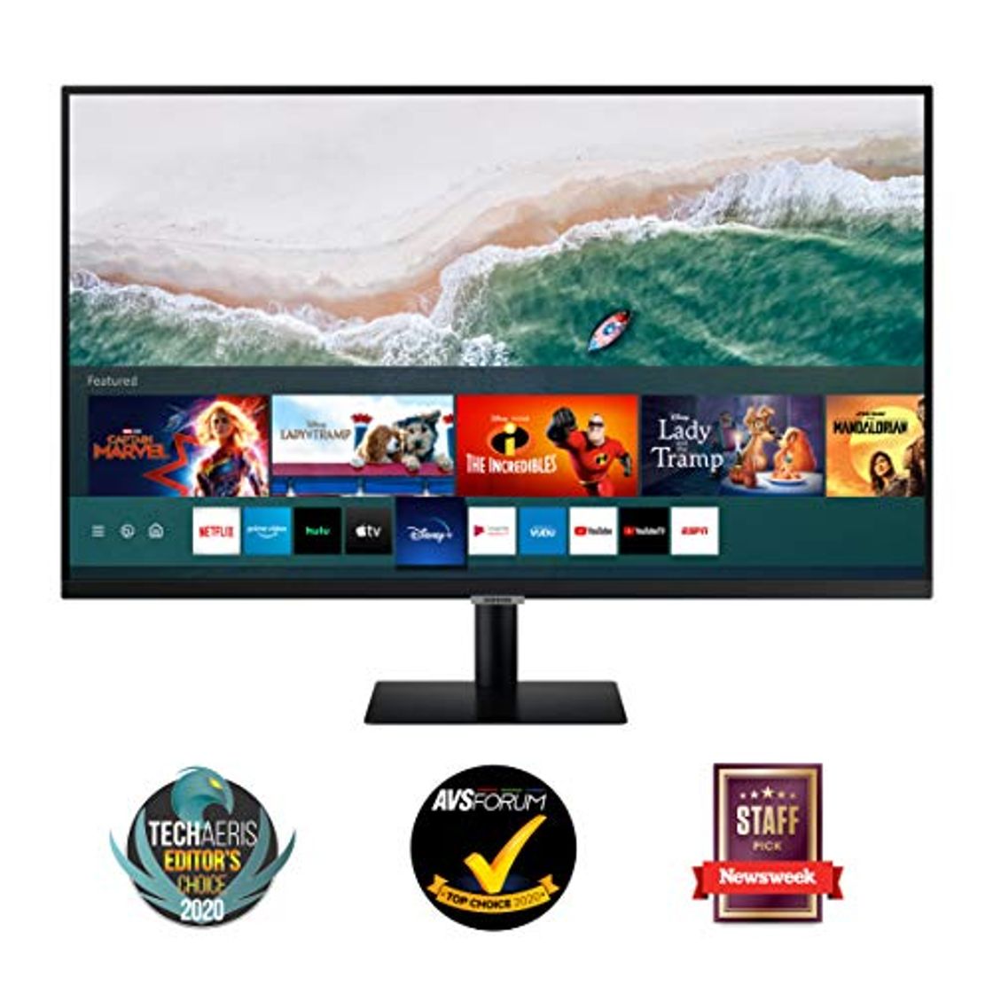 Product Samsung Smart M7 de 32 pulgadas LS32AM702UUXEN con Tecnología 4K UHD