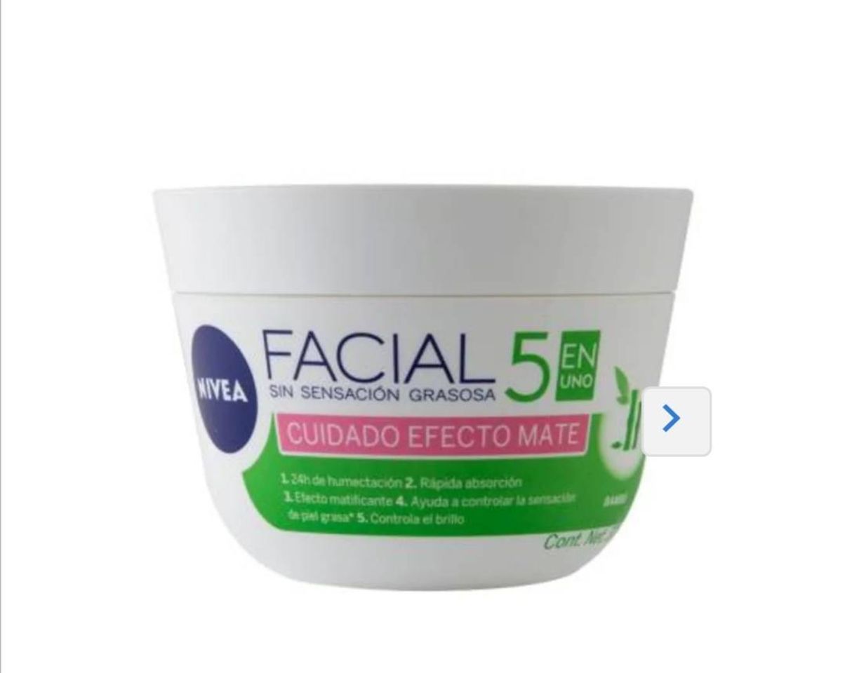 Moda Crema facial Nivea 5 en uno bambú cuidado efecto mate 375 ml