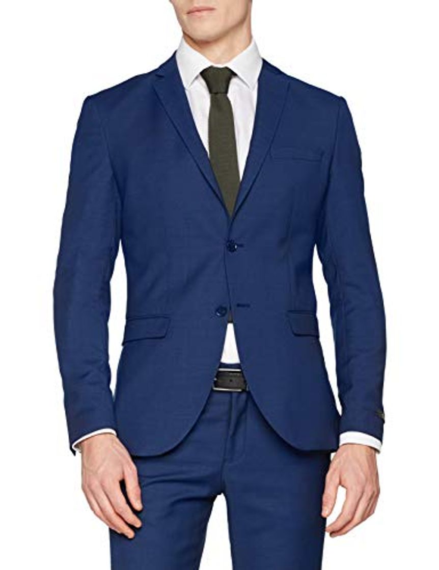 Moda Jack & Jones Jprsolaris Blazer Noos Chaqueta de Traje, Azul