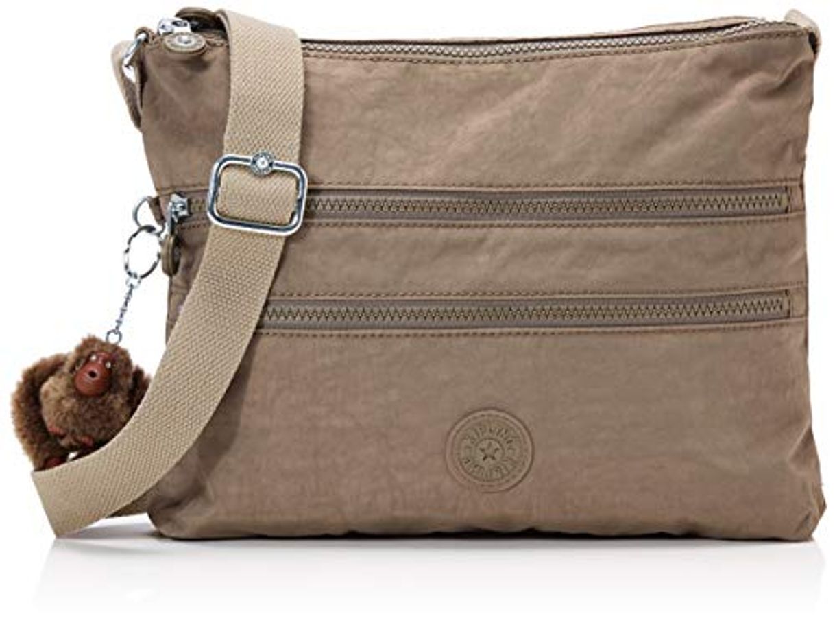 Product Kipling Alvar, Bolso bandolera para Mujer, Marrón