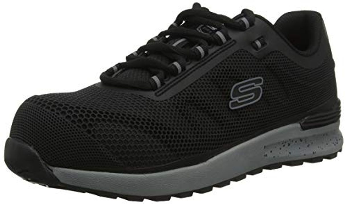 Moda Skechers BULKLIN LYNDALE, Men Low-Top Trainers, Black