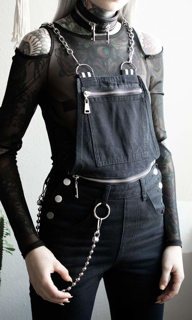 Moda Disconnect Dungarees | Disturbia clothing