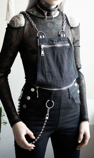 Disconnect Dungarees | Disturbia clothing