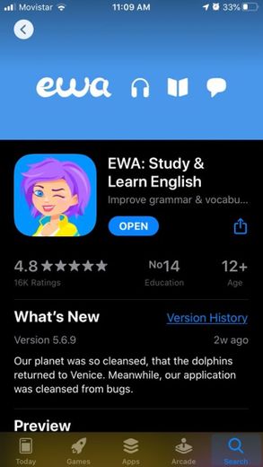 ‎EWA: Learn English & Spanish on the App Store