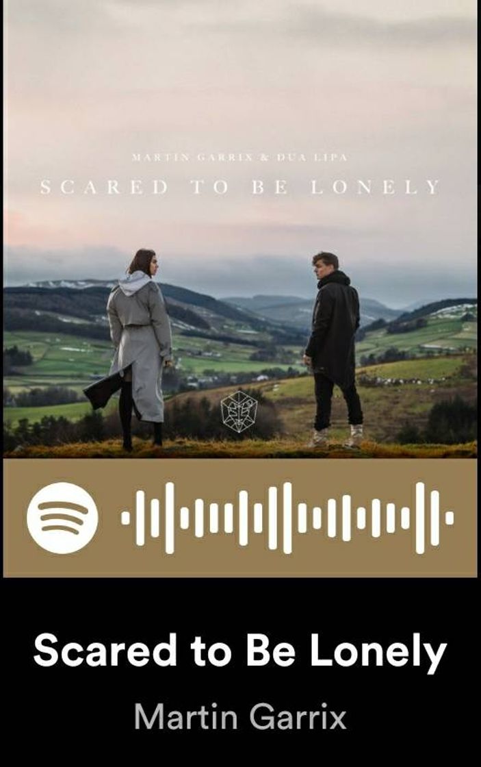 Canción Si te gusta 💙💙💙 canción: Scared to be lonely de Dua Lipa 