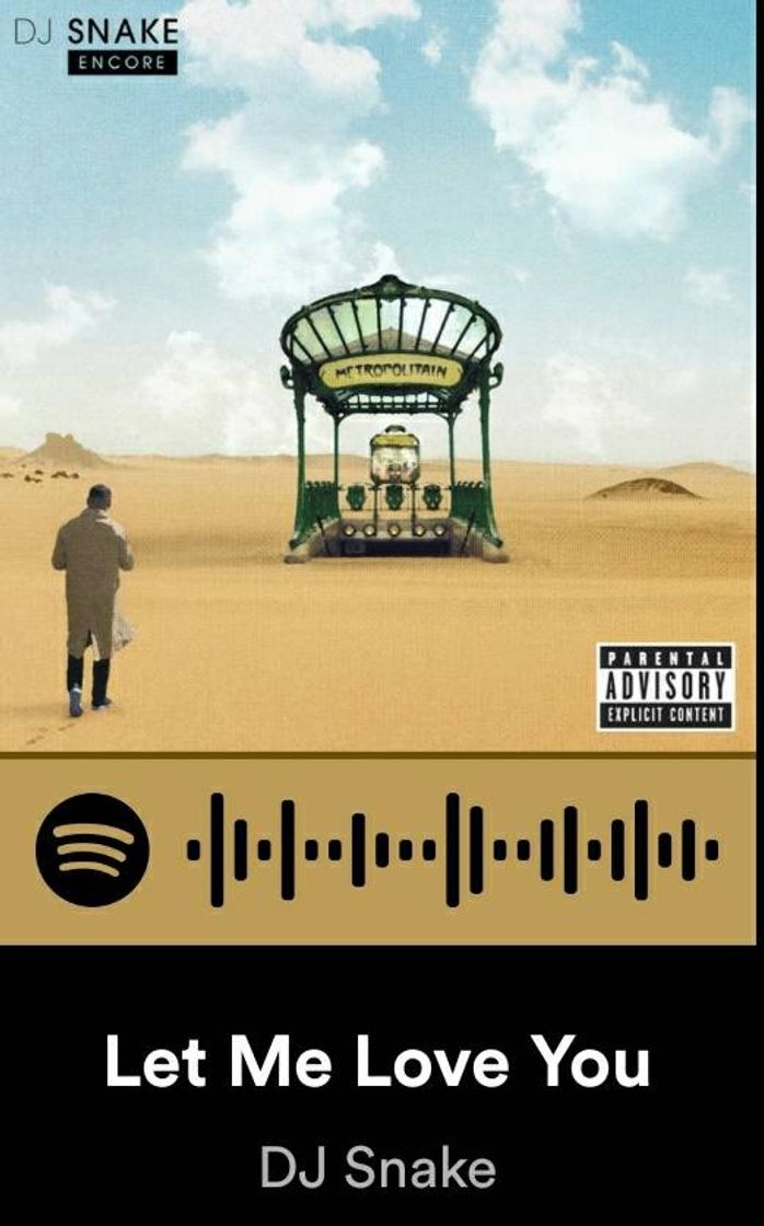 Canción Let me love you, si te gusta regalarme 💙