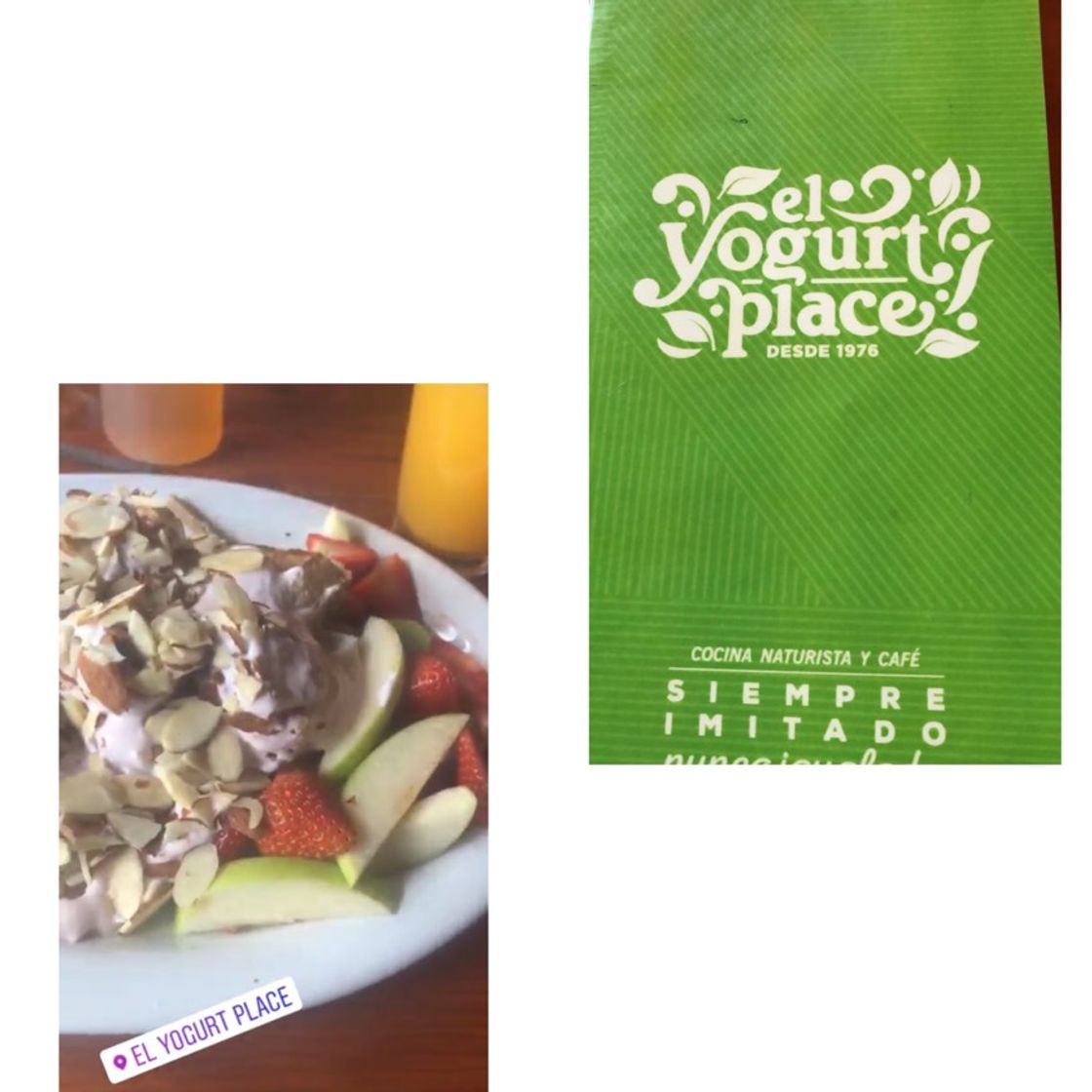 Restaurantes El Yogurt Place