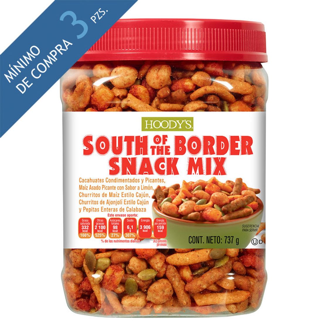 Social Hoody's, Mezcla de Botanas Picantes 737 g | Costco México