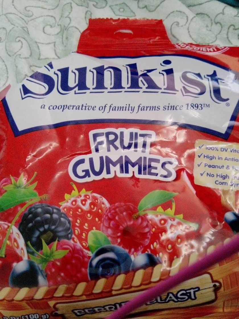 Sunkist, Fruit Gummies. 