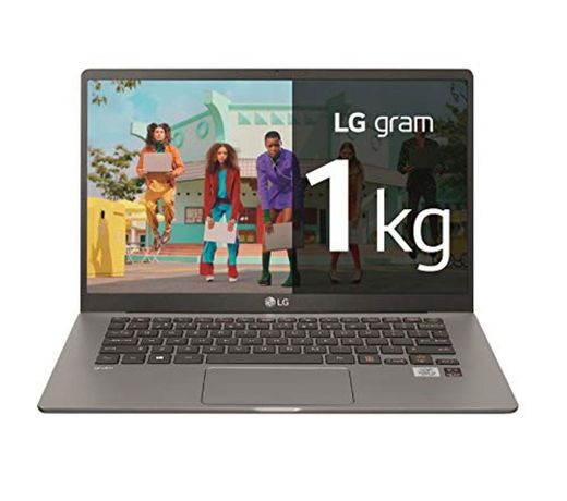 LG gram 14Z90N-V-AR50B - Ordenador portátil ultraligero de 14" FullHD IPS