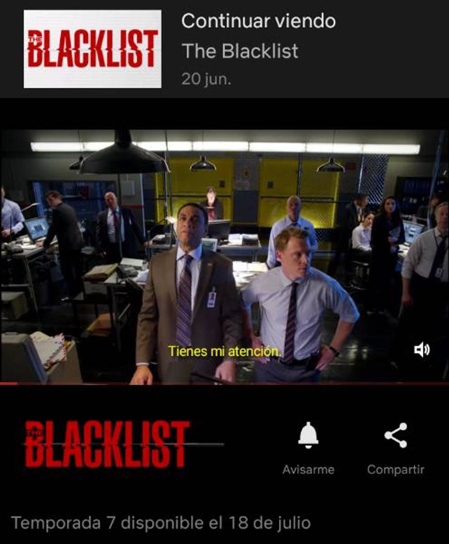 Serie Blacklist