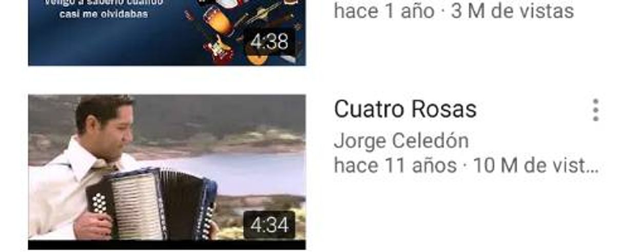 Canción Cuatro rosas