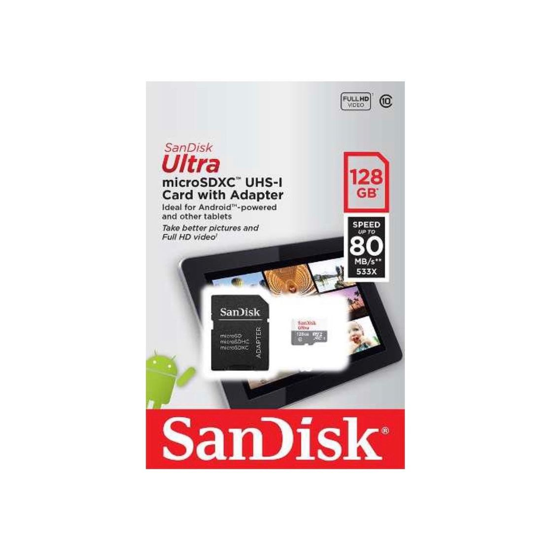 Producto Linio: Micro SD Sandisk 128GB 80mb