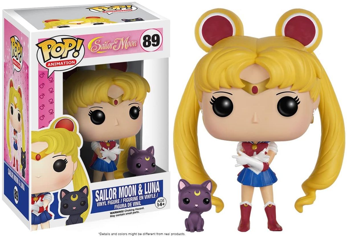Social Funko- Moon & Luna Figura de Vinilo, colección de Pop, seria Sailor