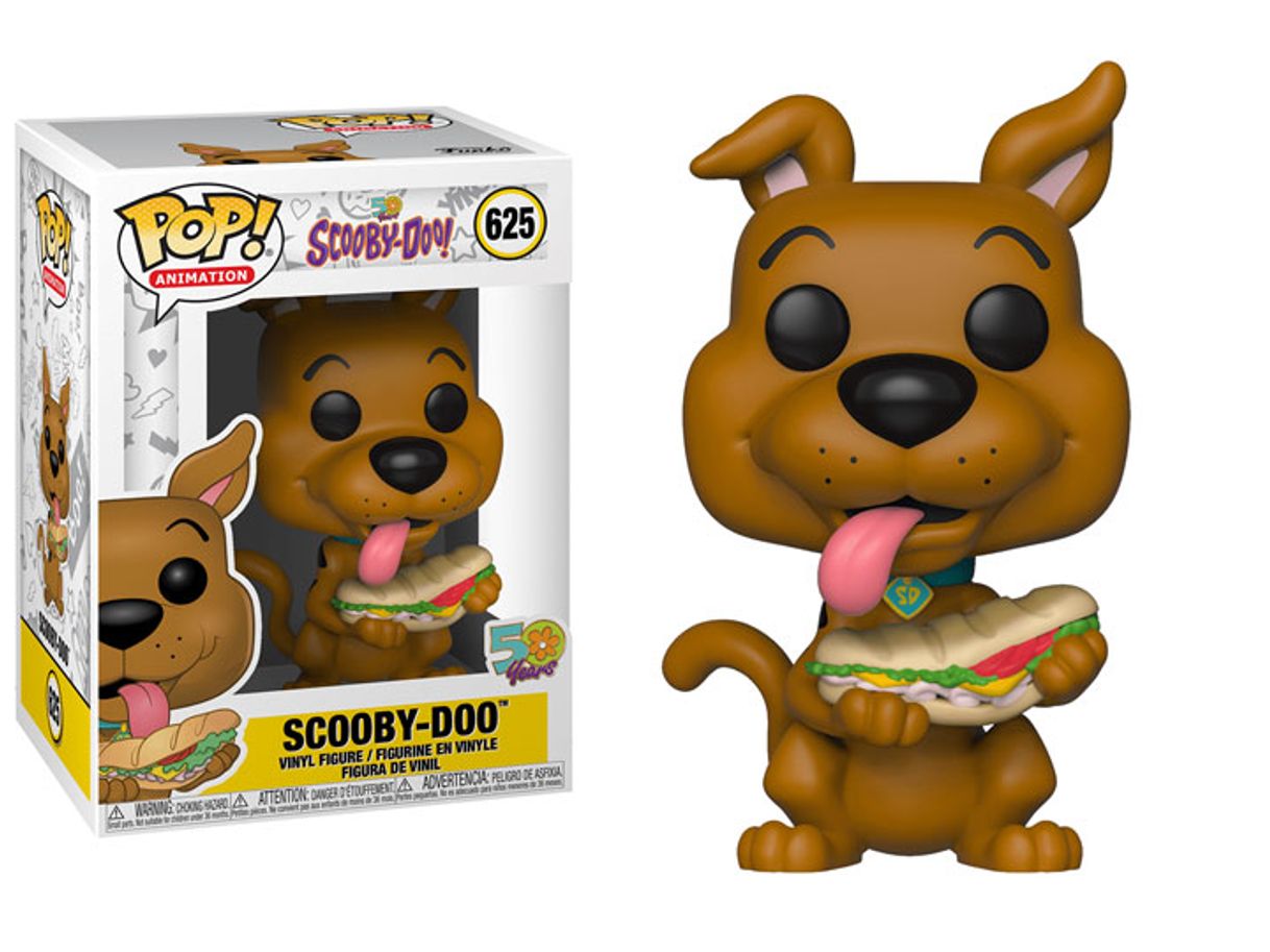 Social Funko- Pop Figura de Vinilo: Animación Scooby Doo w/Sandwich Coleccionable, Multicolor