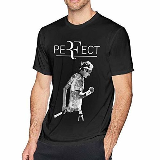 fghjfgdjhfd Camisetas para Hombres，Camisetas de Hombre，Mens Particular Wimbledon Championships Roger Federer Tshirt